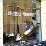 Prager Galerie „Scarabeus“ Fenster