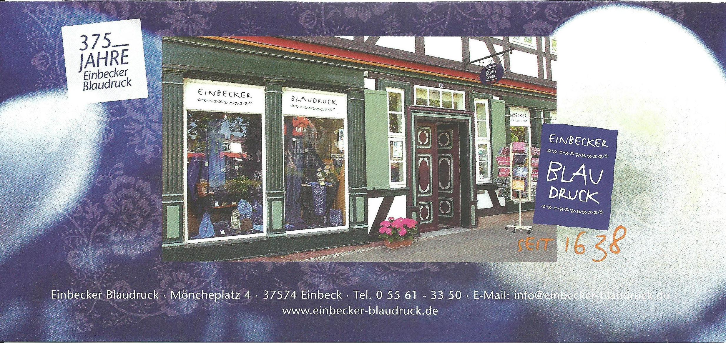 Einbecker Blaudruck Einbecker Blaudruck