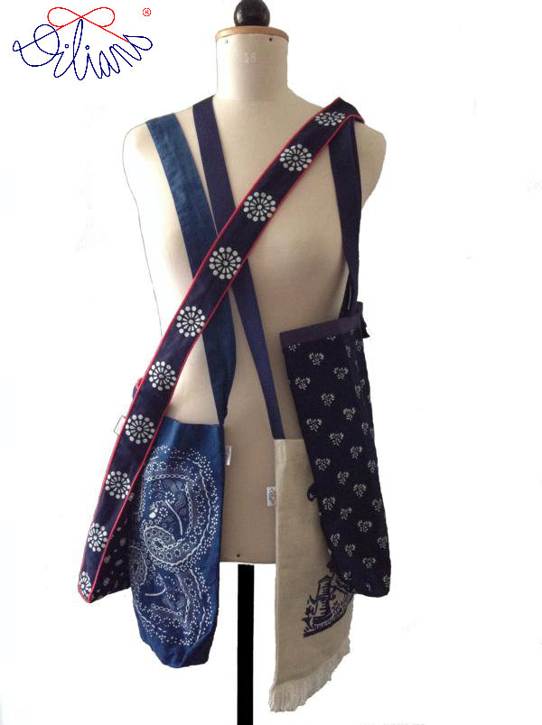 Dilians Blaudruck Schultertaschen Dilians Blaudruck Schultertaschen